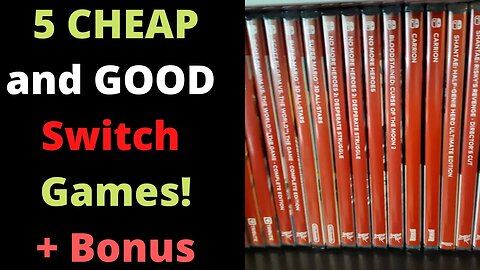 5 Amazing & CHEAP Switch Games (+ BONUS Game)