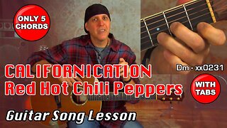 Red Hot Chili Peppers Californication Acoustic solo Guitar Song Lesson