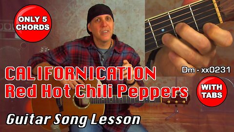 Red Hot Chili Peppers Californication Acoustic solo Guitar Song Lesson