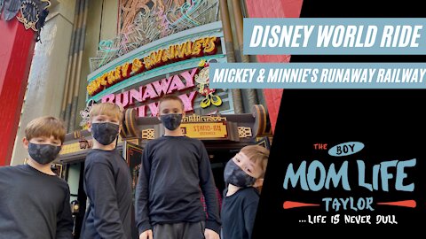 Disney World Rides - Mickey & Minnie's Runaway Railway - Hollywood Studios - Boy Mom Life