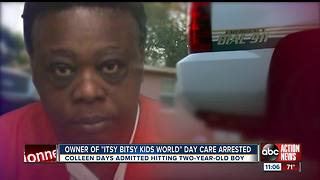 Pinellas County daycare owner arrested for child abuse after 2-year-old is found with bruises