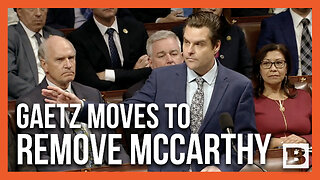 Rep. Matt Gaetz Introduces Resolution to Remove Kevin McCarthy as Speaker of the House
