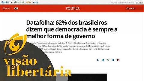 Para Datafolha, só existem ditadura e democracia | Visão Libertária - 05/01/20 | ANCAPSU