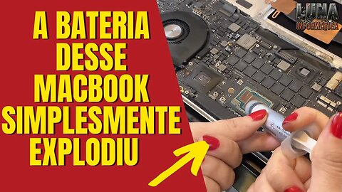 Macbook.. Bateria explodiu: Pegou fogo em tudo?!..