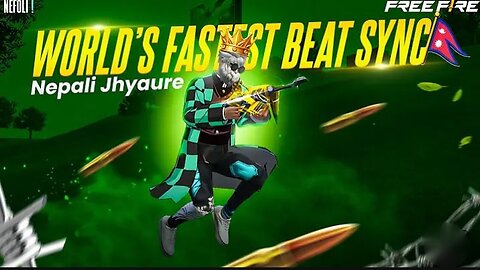 world's fastest free fire beat sync montage video (Gaming) Nepali song edits