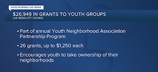 Las Vegas City Council gives $27k in grants to youth groups