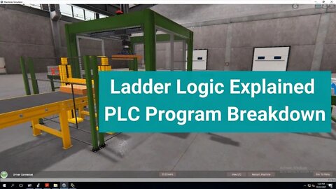 PLC Programming Saw Gantry Pick and Place Using Ladder Logic