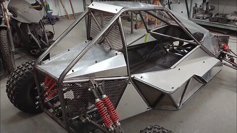 Homemade Electric Buggy, Ep 4: Aluminum Body Panels