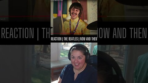 REACTION | THE BEATLES | NOW AND THEN #shorts #viral #music #reaction #thebeatles #nowandthen
