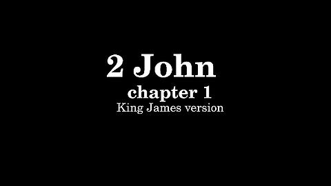 2 John 1 King James version