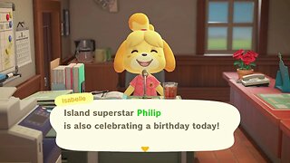 Just a quick note in Animal Crossing!