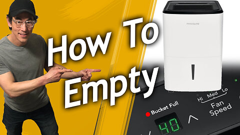 Frigidaire 50L Dehumidifier, How To Empty Full Bucket, Two Maintenances, Product Links