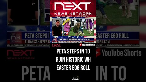 PETA Steps in To Ruin Historic WH Easter Egg Roll #shorts