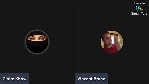 Vincent Brruno streaming for the first time with Claire Khaw in 2023