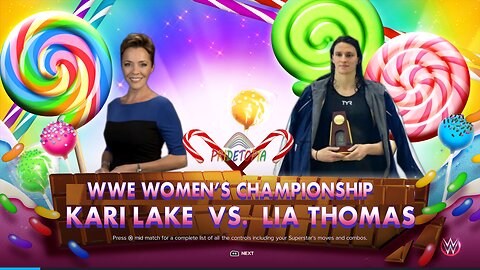 Pridetopia 2023: Kari Lake Vs. Lia Thomas For the WWE Women's Championship (WWE 2K23)