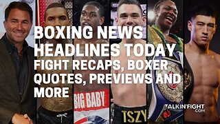 Fight Recaps, Boxer Quotes, Previews and more | Boxing News Today