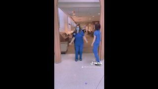 Team members from Duke University Hospital celebrate National Nurses Week