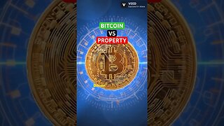 REAL estate or BITCOIN as an INVESTMENT in 2024? #shorts #property #bitcoin #realestate #property