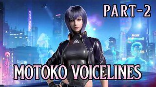 Motoko Voicelines Part-2 || Call of Duty: Mobile