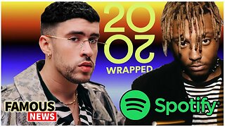 Most Streamed Male Artists On Spotify for 2020 | Bad Bunny, Juice Wrld & more | FamousNews