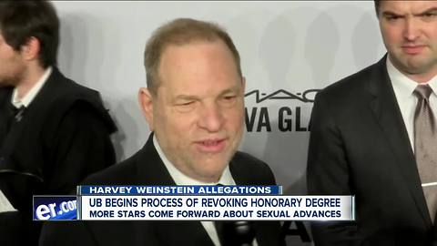UB looking to revoke Harvey Weinstein's honorary degree