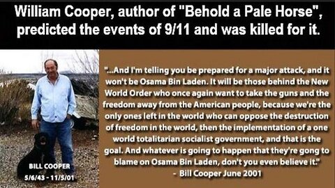 Bill Cooper's Radio Show (Best Audio) of his FULL PREDICTION of 9/11 & Osama Bin Laden