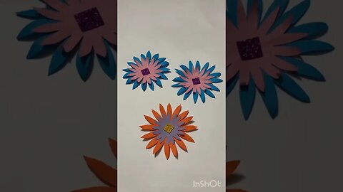 Handmade flower idea #paperflowers #papercraft #shortvideo #ytshorts #viral