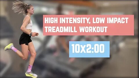 Challenging Treadmill Workout || 10x2min VO2Max