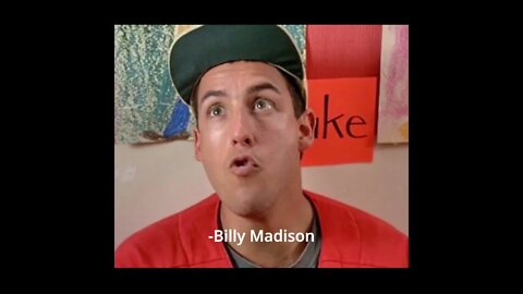 Billy Madison Quotes - What You've Just Said Is One of the Most Insanely Idiotic...