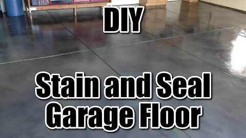 Stain and Seal Garage Floor