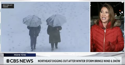 Northeast digging out after winter storm brings heavy snowfall