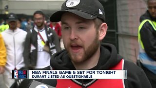 WKBW 7 Eyewitness News at Game 5 of NBA Finals