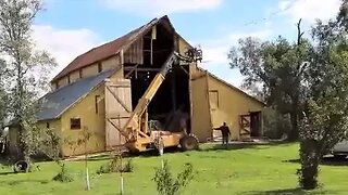 Fixing peacock Barn after EF2 tornado, Mr. Peacock And Friends