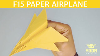 How To Make an F15 Paper Airplane - Easy And Step By Step Tutorial