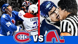 The CRAZIEST NHL Rivalry of the 80s: Nordiques vs Canadiens