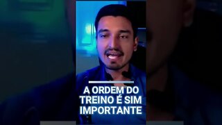 Pode Mudar a ORDEM dos EXERCÍCIOS na Ficha?💪1❌ #musculação #treino #academia