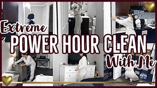 *NEW* EXTREME ENTIRE APARTMENT✨POWER HOUR CLEAN WITH ME 2021 | SPEED CLEANING MOTIVATION | ez tingz