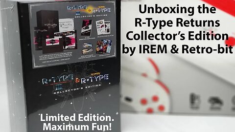 Unboxing the Retro Bit Limited Edition of R-Type Returns for the SNES & Super Famicom by IREM