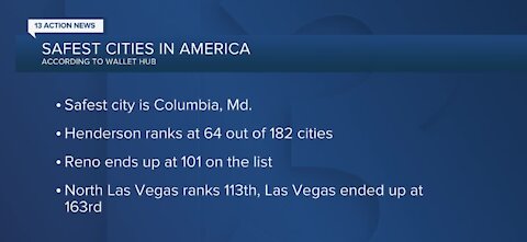 Safest cities in America survey