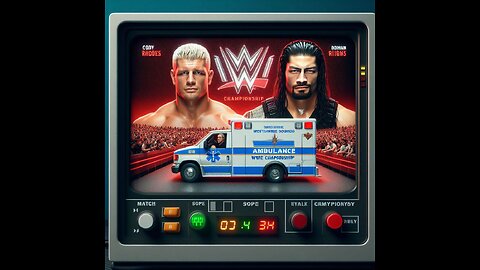 WWE 2k24 AmbulanceMatch Cody Rhodes vs Roman Reigns