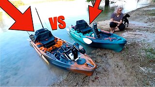 COMPARING the TOP RATED Kayaks in the WORLD! (Old Town Auto Pilot vs Sportsman 106)