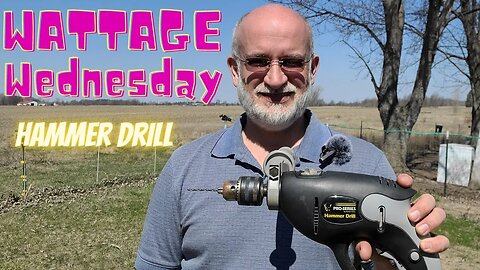 Wattage Wednesday - How Many Watts Does a Hammer Drill Use