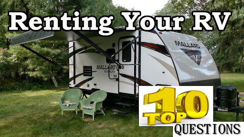 Top 10 Questions on Renting Your RV