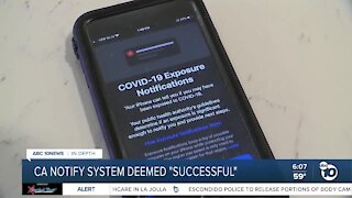 CA Notify system deemed 'successful'