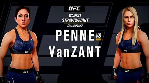 EA Sports UFC 3 Gameplay Paige VanZant vs Jessica Penne