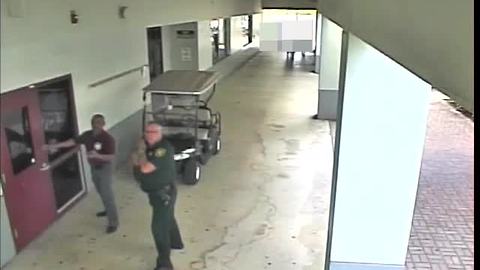 Broward County Sheriff's Office releases surveillance video outside Stoneman Douglas High School day of shooting (27 minutes)