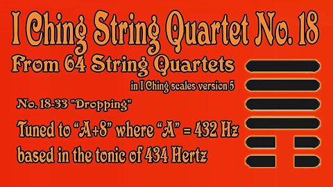 Richard #Burdick's #String #Quartet No. 18, Op. 308 No.18 - tuned to 434 Hz.