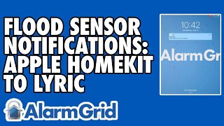 Flood Sensor Notifications from a Lyric via Apple HomeKit