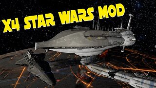 Space Battle Over Coruscant | Star Wars Interworlds Mod for X4 | Gameplay