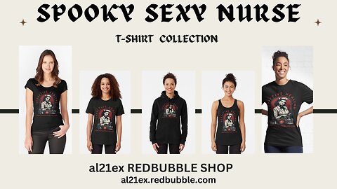 SPOOKY SEXY NURSE: SEDUCTIVE HEALING WHERE YOUR NIGHTMARES FIND CURE T-SHIRT.